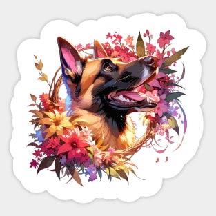 Belgian Malinois Joyful Mothers Day Dog Mom Gift Sticker